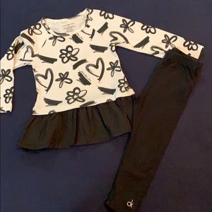 Calvin Klein Toddler Set Size 3T
